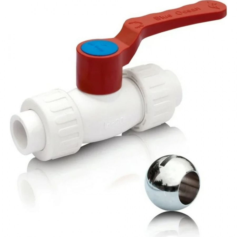 Шаровый кран Blue Ocean PPRF/BVUA-HW-1/PPR(W)-40