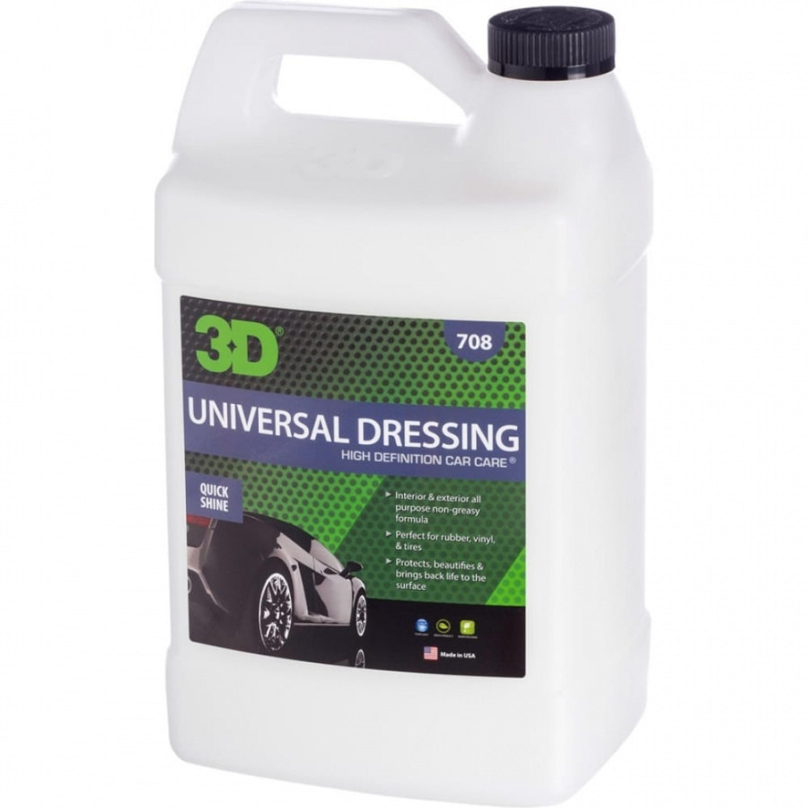 Чернение резины и пластика 3D Universal Dressing