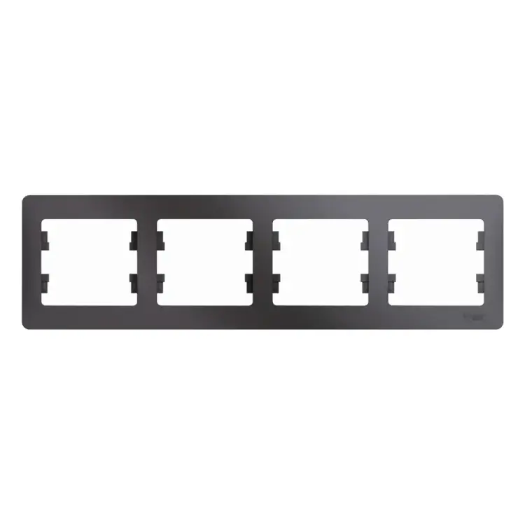 Горизонтальная четырехместная рамка Systeme Electric GLOSSA GSL001304