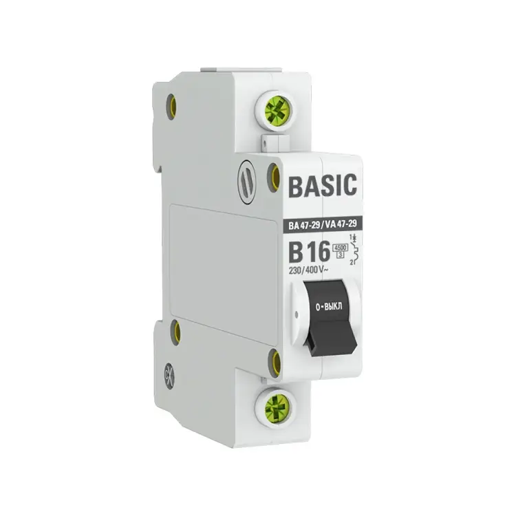 Автоматический выключатель EKF Basic ВА 47-29 mcb4729-1-16-B