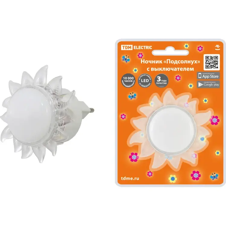 Ночник TDM ELECTRIC Подсолнух SQ0357-0031