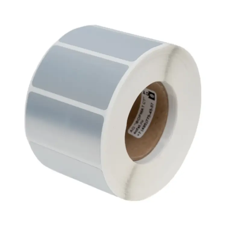 Металлизированная этикетка для тт печати Формат СТ ФСТ-5025-1-1-D40-SL