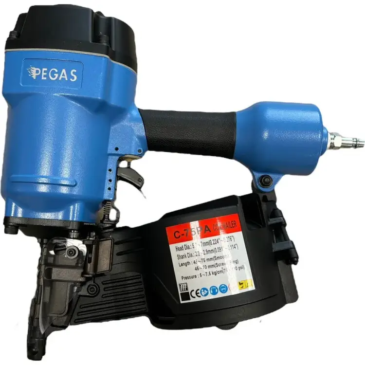 Промышленный барабанный гвоздезабивной пистолет Pegas pneumatic C-75PA 1055