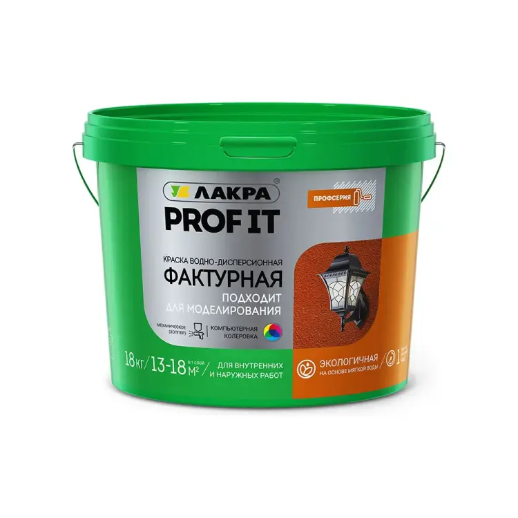 Фактурная краска ЛАКРА PROF IT Лк-00008174
