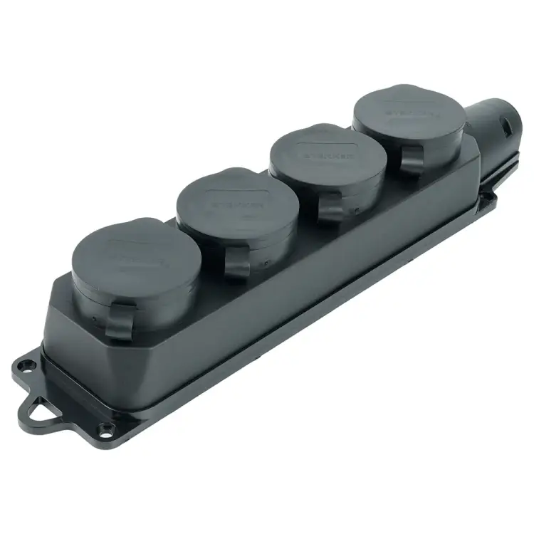 Четырехместная розетка STEKKER RST16-24-44 39019