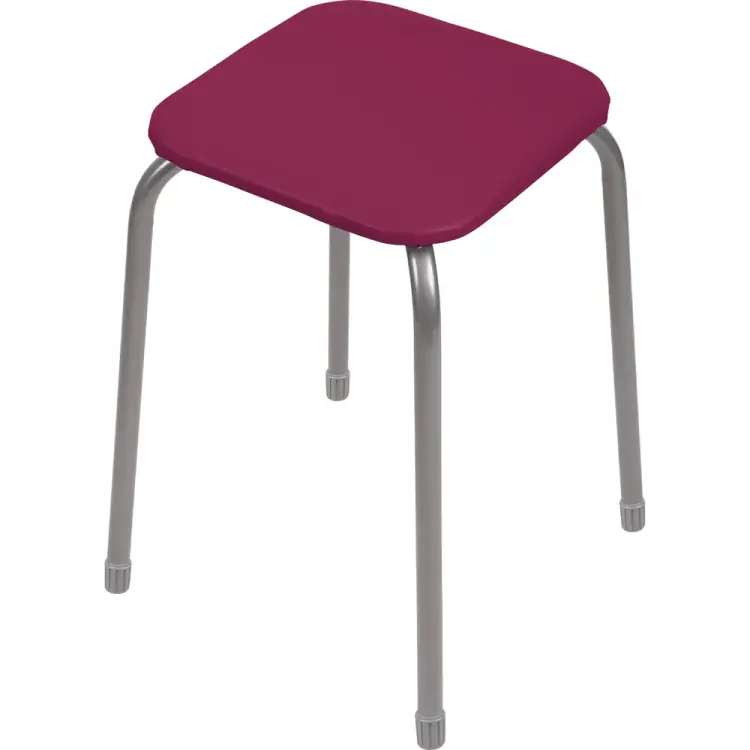 Табурет Nika эконом 3 ТЭ3/ТК темно-красный
