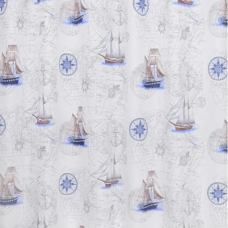 Штора для ванной комнаты Bath Plus Blue boats ch17049