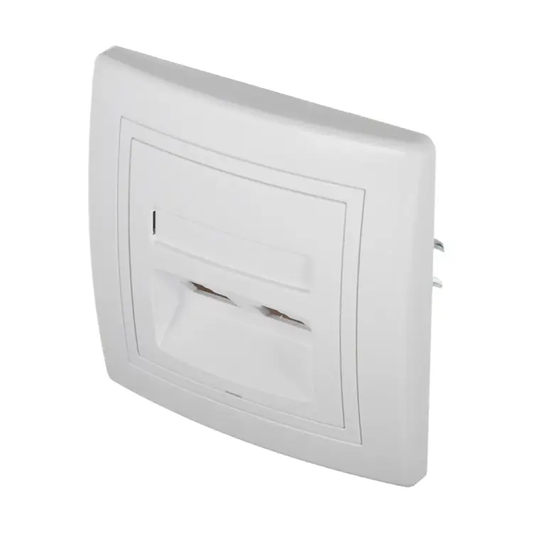 Коммуникационная двойная розетка Aling-conel PRESTIGE 614.00 113031