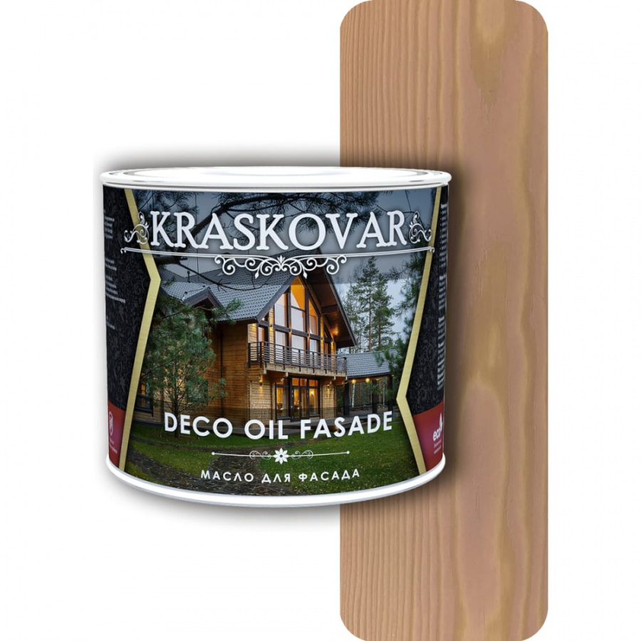 Масло для фасада Kraskovar имбирь, 2.2 л