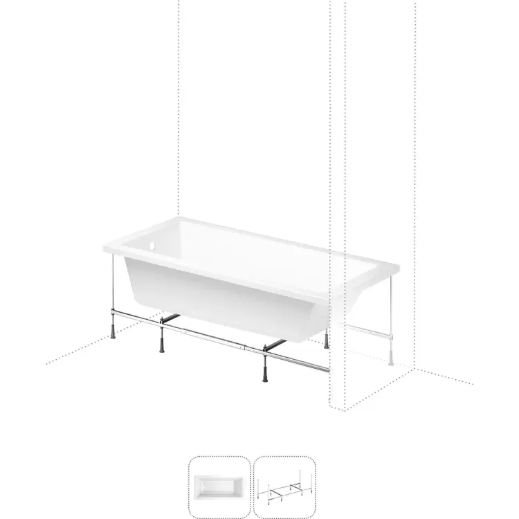 Акриловая ванна Lavinia Boho Catani S1-3712170L