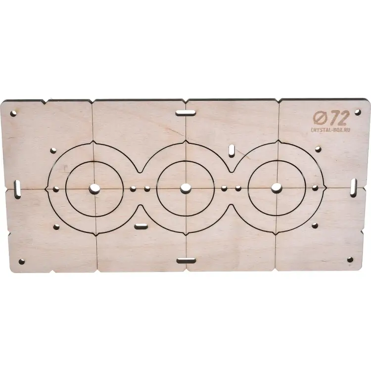 Шаблон для сверления подрозетников РОТОР 3Shablon-v3-72