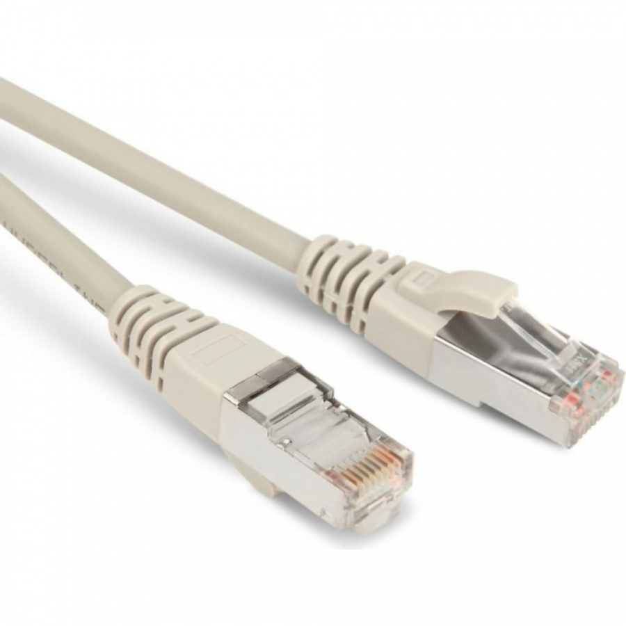 Экранированный патч-корд Hyperline PC-LPM-STP-RJ45-RJ45-C5e-3M-LSZH-GY