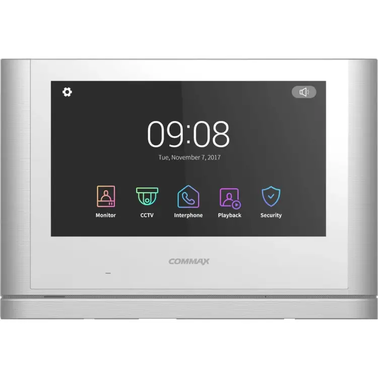Цветной видеодомофон COMMAX CDV-1024MA(METALO-WHITE)