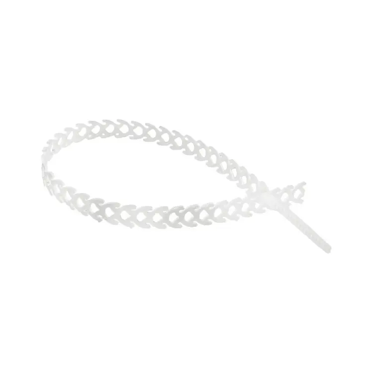 Полимерная многоразовая хомут-стяжка REXANT 300х10 мм, прозрачная 07-7309