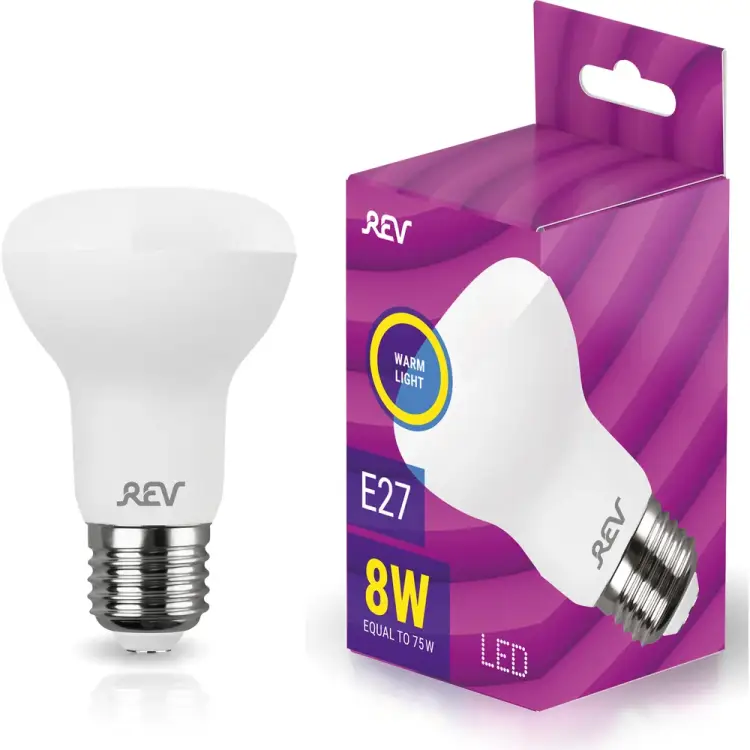 Светодиодная лампа REV LED R63 E27 8Вт 2700K 32336 5 Светодиодная лампа REV LED R63 E27 8Вт 2700K 32336 5