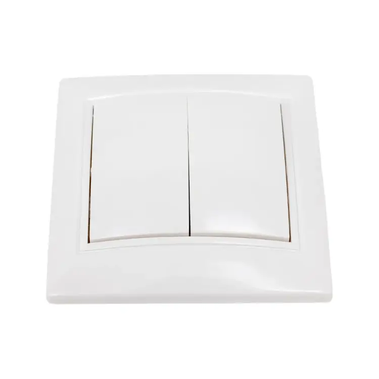 Двухклавишный выключатель Smartbuy Венера SBE-01w-10-SW2-0-c