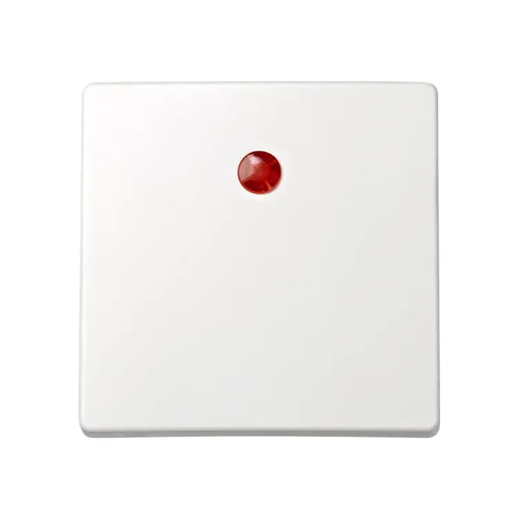 Клавиша для кнопочного одноклавишного выключателя Simon с подсветкой белый 73011-60