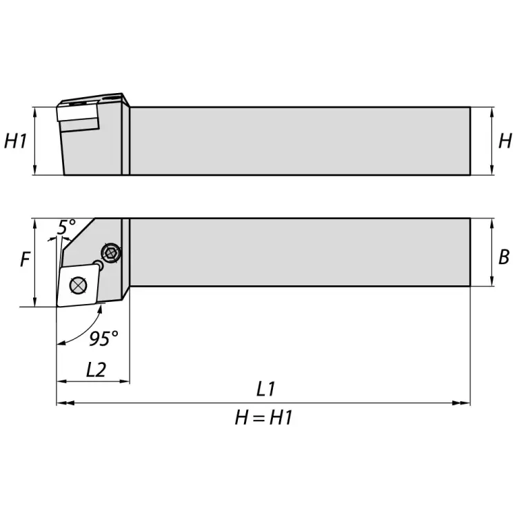 Токарная державка NORGAU PCLNR3232P12 020014114