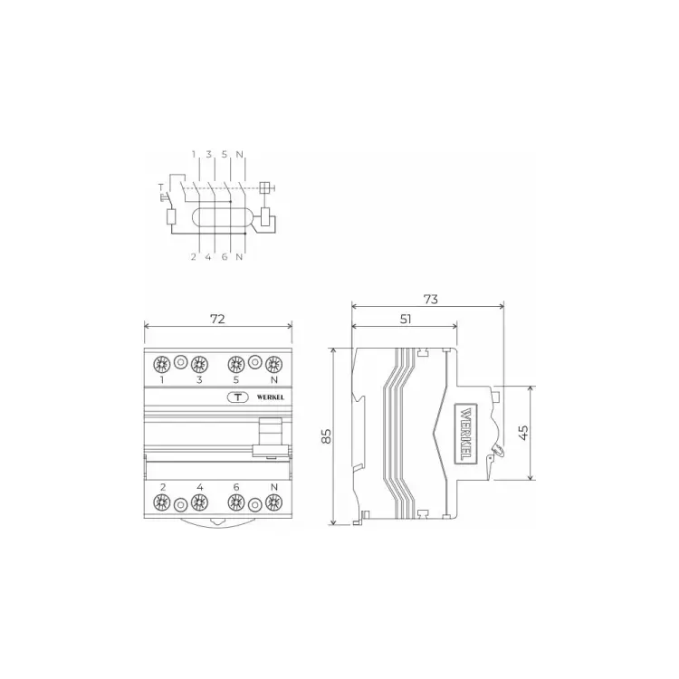 Устройство защитного отключения WERKEL a062565