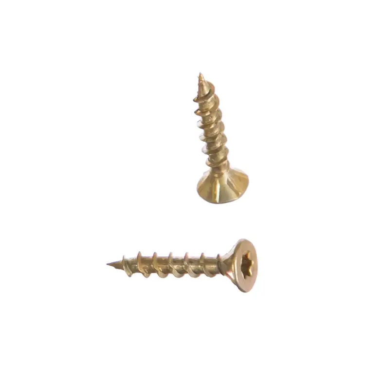 Потайной желтопассинированный конструкционный шуруп для дерева ЕВРОПАРТНЕР 3.5х20 (25 шт.) T2 0636 1