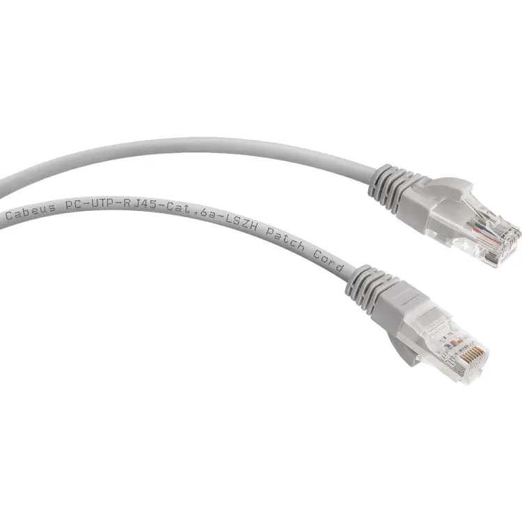 Неэкранированный патч-корд Cabeus PC-UTP-RJ45-Cat.6a-1.5m-LSZH Неэкранированный патч-корд Cabeus PC-UTP-RJ45-Cat.6a-1.5m-LSZH