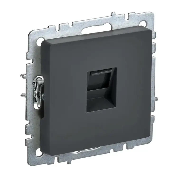 Компьютерная розетка rj45 IEK Brite рк10-брг BR-K10-1-K53