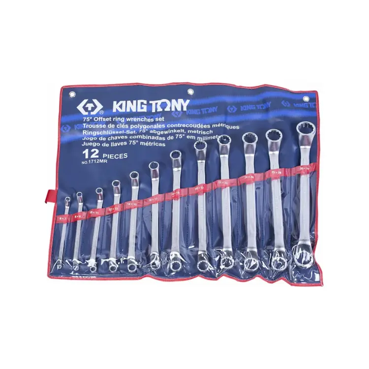 Набор накидных ключей KING TONY 1712MR Набор накидных ключей KING TONY 1712MR