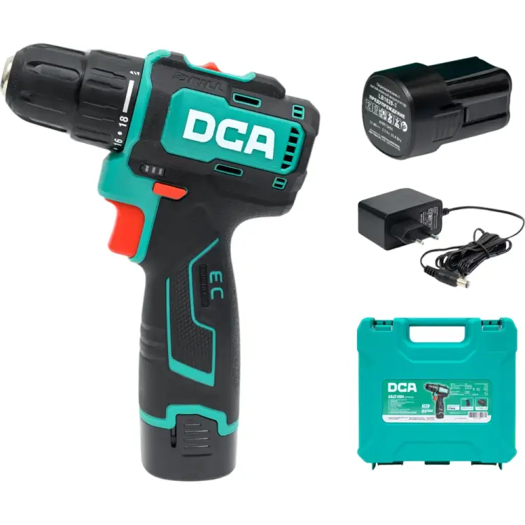 Аккумуляторная дрель-шуруповерт DCA ADJZ1604 (TYPE E)