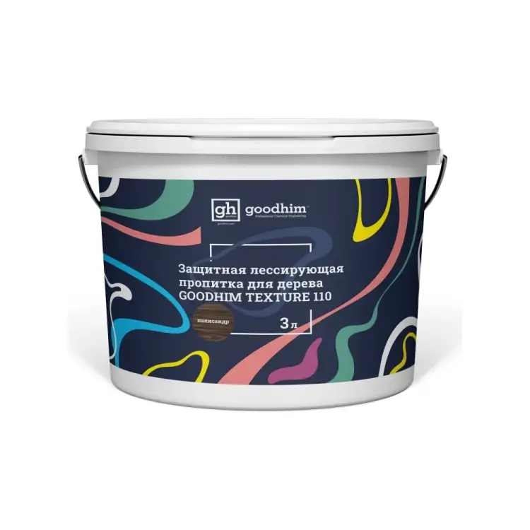 Лессирующая защитная пропитка для дерева Goodhim TEXTURE 110 71061