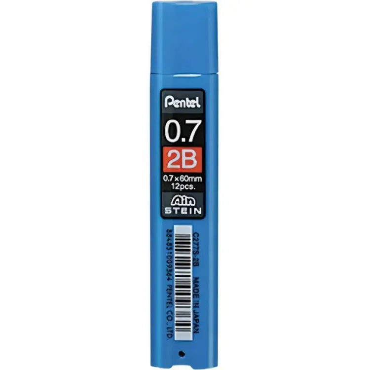 Грифели для карандашей автоматических Pentel Ain Stein C277S-2B 586232