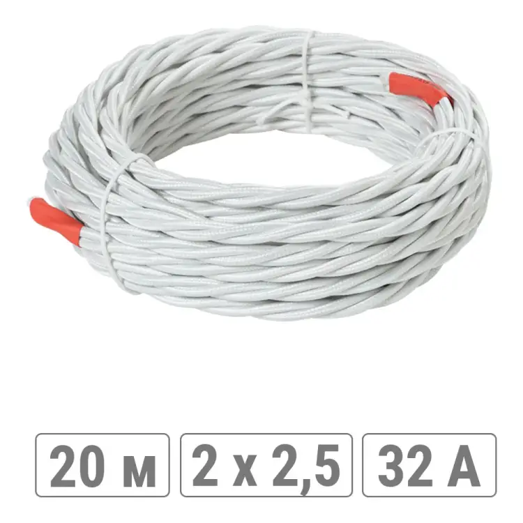 Витой ретро провод TDM ELECTRIC Эко SQ2801-0202