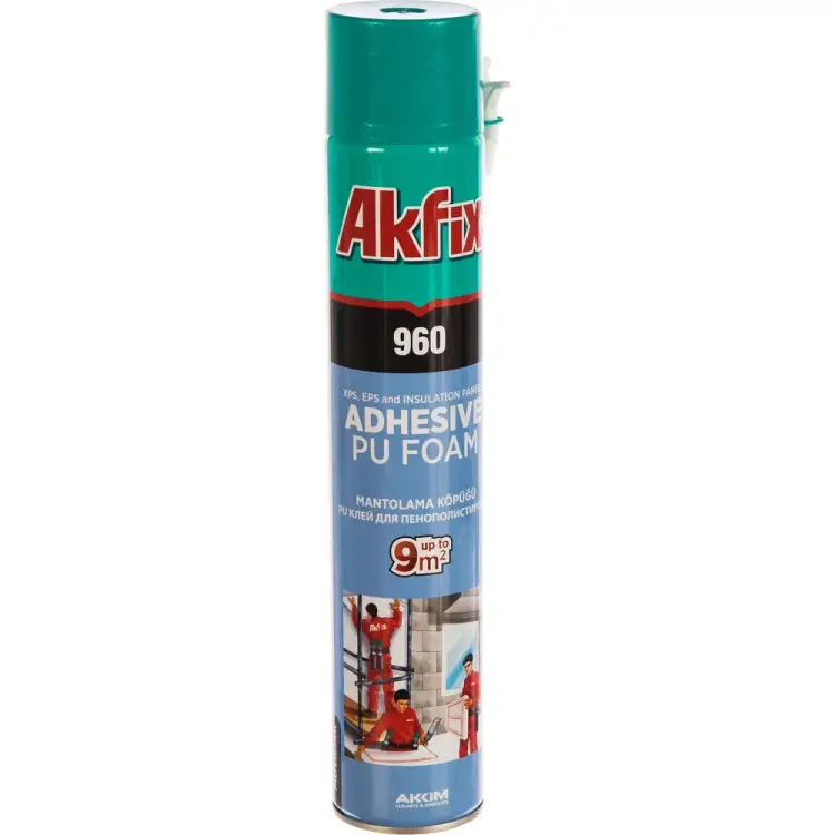 Бытовая клей-пена для пенополистирола и пенопласта Akfix FA019 Бытовая клей-пена для пенополистирола и пенопласта Akfix FA019