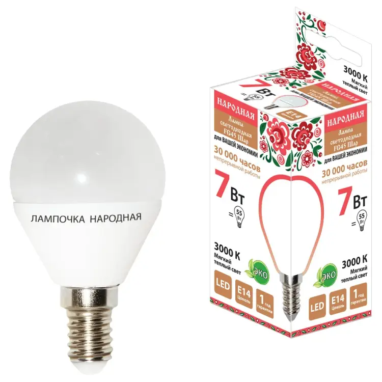 Светодиодная лампа TDM ELECTRIC Народная SQ0340-0185