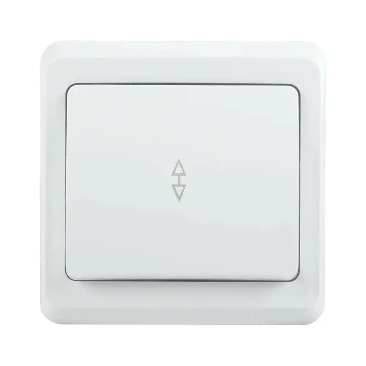 Проходной одноклавишный выключатель IEK Вега всп10-1-0-вб EVV12-K01-10-DM