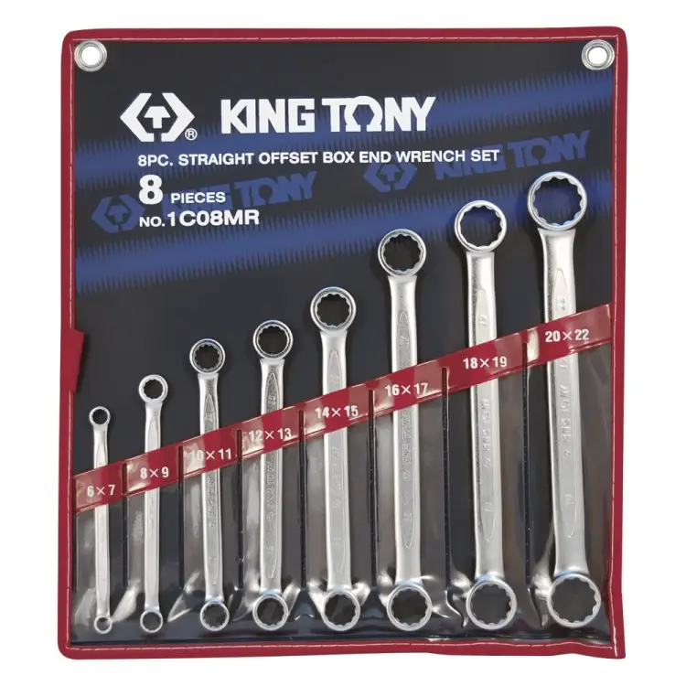 Набор накидных ключей KING TONY 1C08MR Набор накидных ключей KING TONY 1C08MR