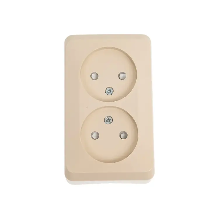 Двухместная розетка Systeme Electric Этюд PA16-006K