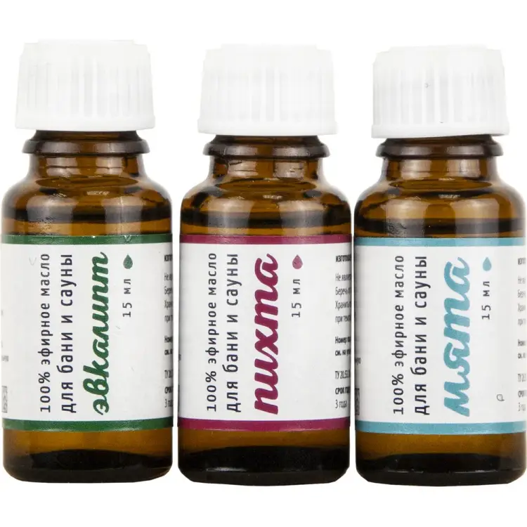 Набор эфирных масел Банная линия 11-497 Набор эфирных масел Банная линия 11-497