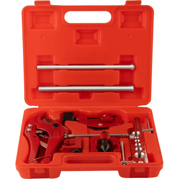 Набор для развальцовки завальцовки и гибки труб кондиционера WIEDERKRAFT WDK-214328 Набор для развальцовки завальцовки и гибки труб кондиционера WIEDERKRAFT WDK-214328