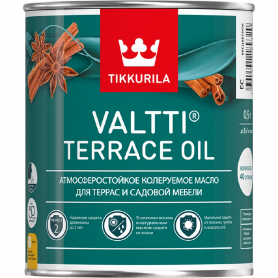Масло для террас и садовой мебели Tikkurila VALTTI TERRACE OIL