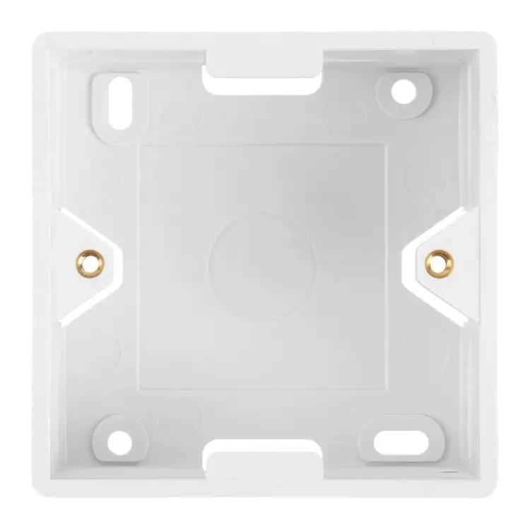 Настенная коробка под лицевые панели и розетки NIKOMAX NMC-BB80X80-WT
