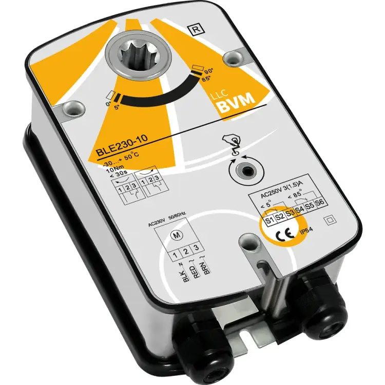 Электропривод для дымовых клапанов BVM BLE230-10 Электропривод для дымовых клапанов BVM BLE230-10