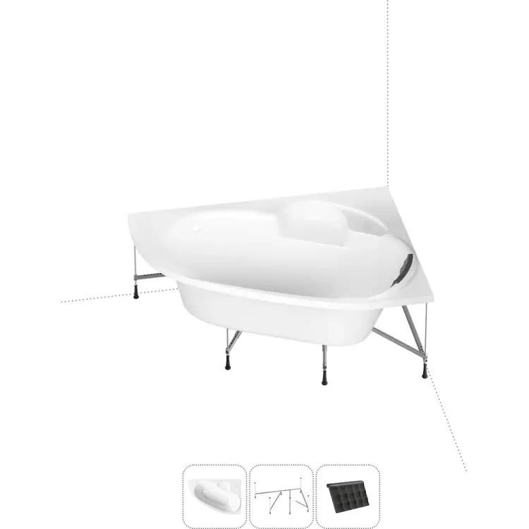 Акриловая ванна Lavinia Boho Bell Pro S1-370214PR Акриловая ванна Lavinia Boho Bell Pro S1-370214PR