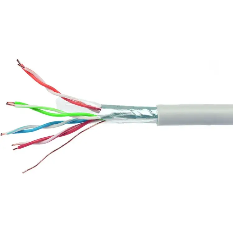 Медный одножильный кабель Cablexpert FPC-6057-4-CU/100