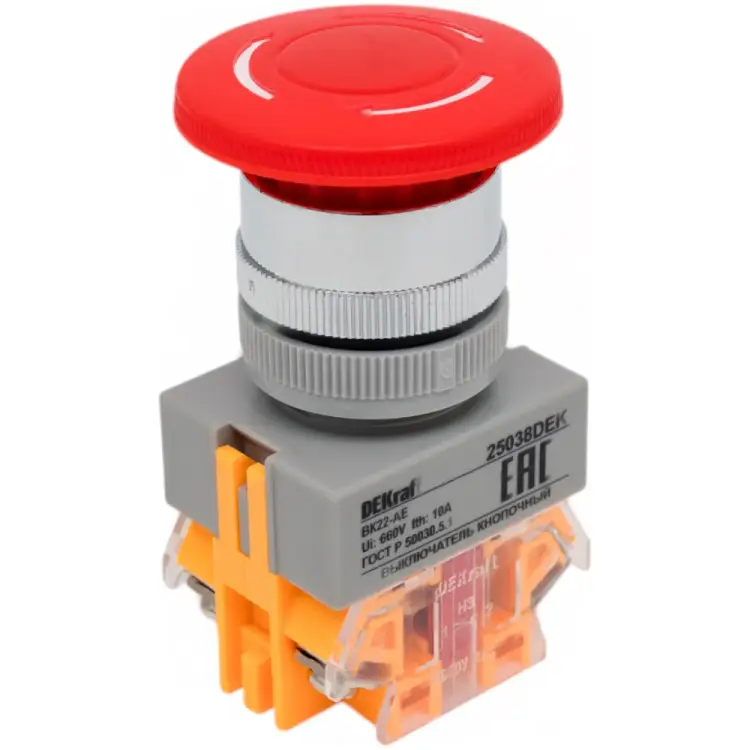 Кнопочный выключатель DEKraft ВК22 25038DEK