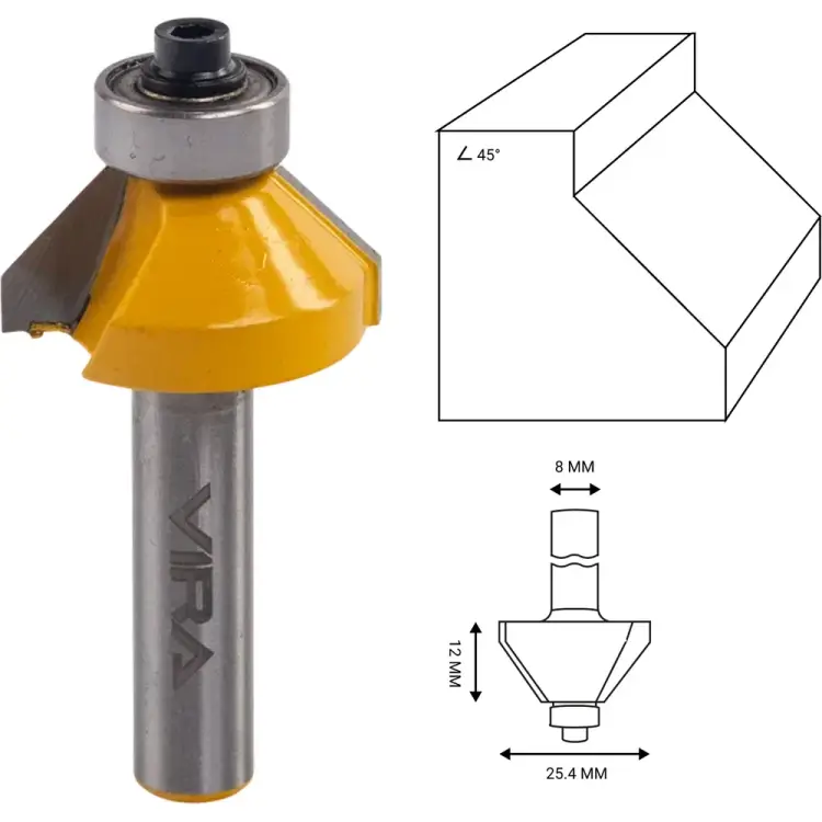 Кромочная конусная фреза VIRA 553361