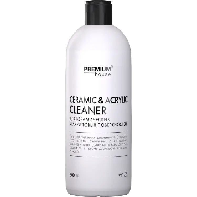 Гель для чистки акриловых керамических сантехнических изделий PREMIUM HOUSE PH акрил/керам-0,5