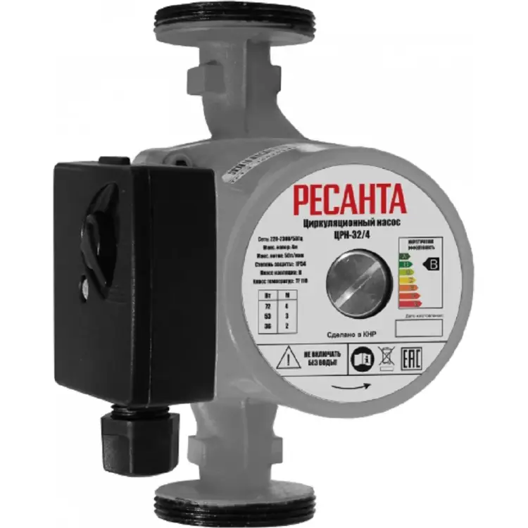 Циркуляционный насос Ресанта ЦРН-32/4 77/7/3 Циркуляционный насос Ресанта ЦРН-32/4 77/7/3