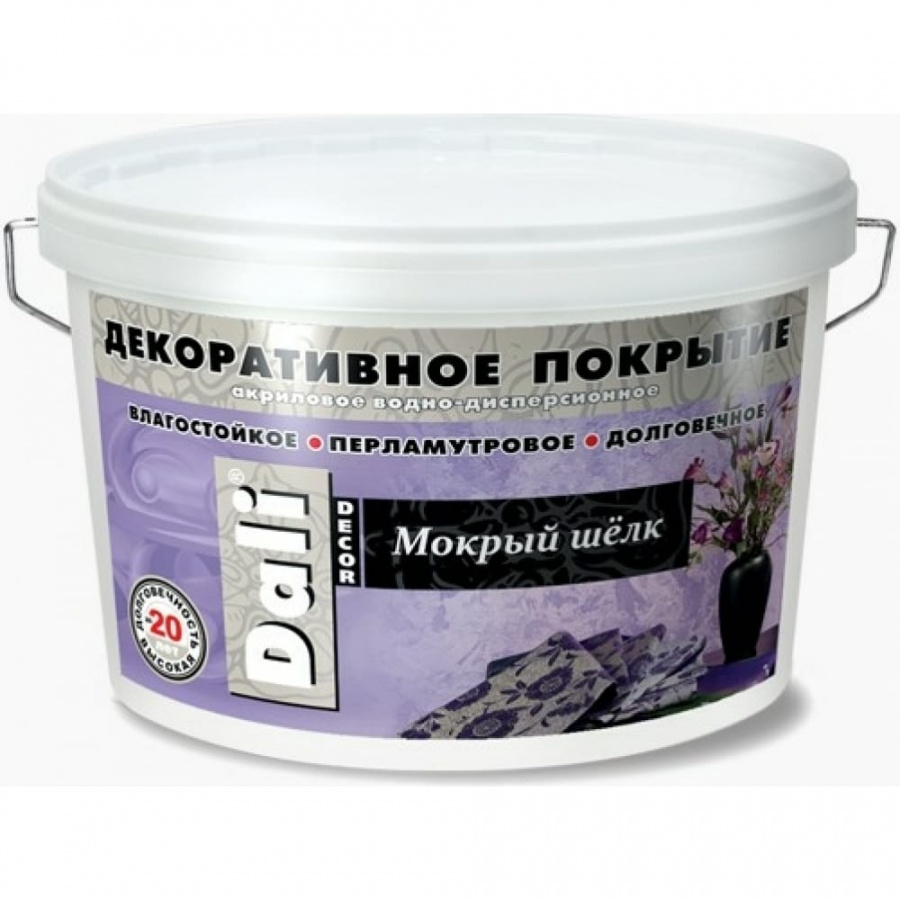 Декоративная штукатурка DALI-DECOR МОКРЫЙ ШЕЛК