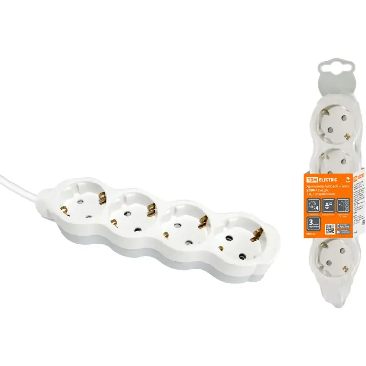 Бытовой удлинитель TDM ELECTRIC Люкс УЛ04 SQ1303-0236 Бытовой удлинитель TDM ELECTRIC Люкс УЛ04 SQ1303-0236