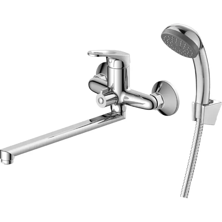 Универсальный одноручный смеситель для ванны decoroom DR21043